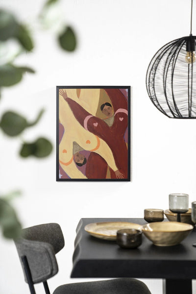 Moderne wanddecoratie van Urban Cotton met sterrenbeeld design, inclusief artprint, glas kunst en wandkleed voor een stijlvolle muur.