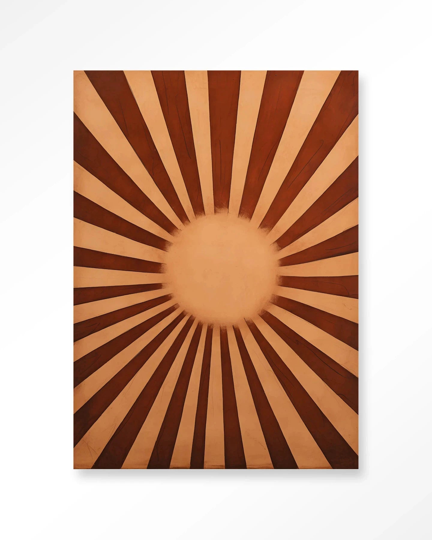 Moderne wanddecoratie van Urban Cotton met kleurrijk artprint, glaskunst en wandkleed in een stijlvolle kunstwerkcombinatie.