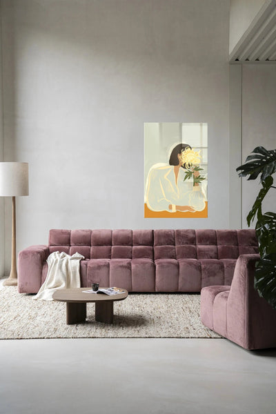 The Chrysante Mum - Moderne Wanddecoratie | Artprint, Glass Art & Wandkleed by Urban Cotton