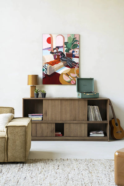 Tiger Queen - Moderne Wanddecoratie | Artprint, Glass Art & Wandkleed by Urban Cotton