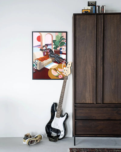 Tiger Queen - Moderne Wanddecoratie | Artprint, Glass Art & Wandkleed by Urban Cotton