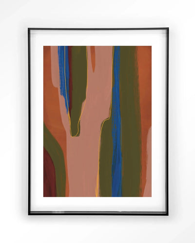 Moderne wanddecoratie van Urban Cotton: Toledo artprint met zwart acryl lijst, geschikt voor muurdecoratie in huis.