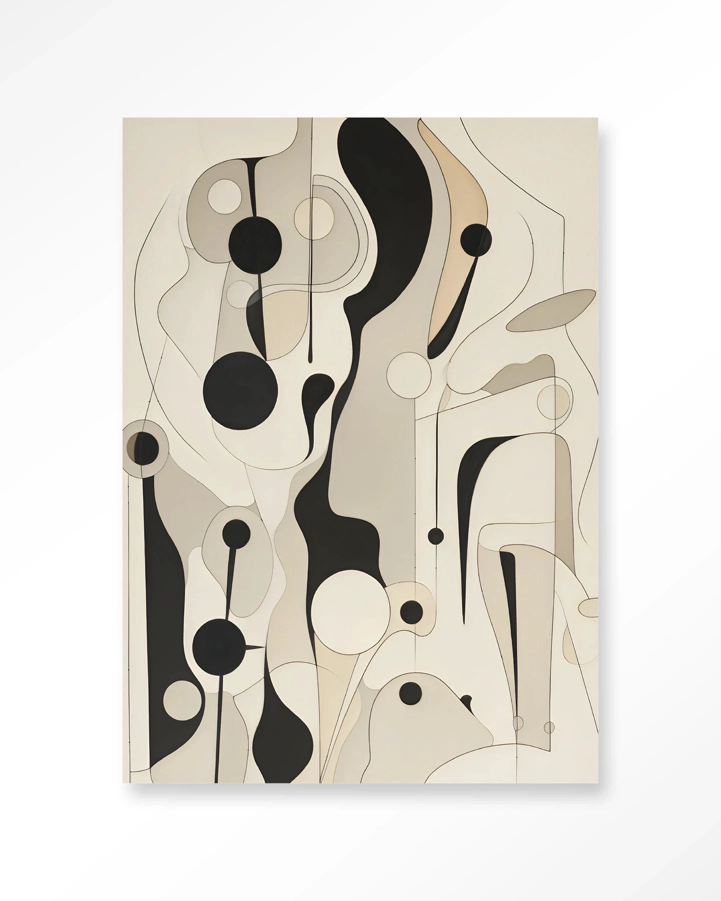 Moderne wanddecoratie van Urban Cotton met kunstprint, glas art en wandkleed geïnspireerd op Toulouse, kleurrijk en artistiek.
