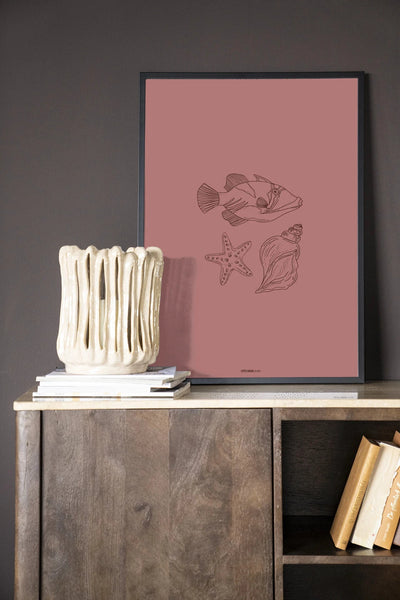 Tres Pisces - Moderne Wanddecoratie | Artprint, Glass Art & Wandkleed by Urban Cotton