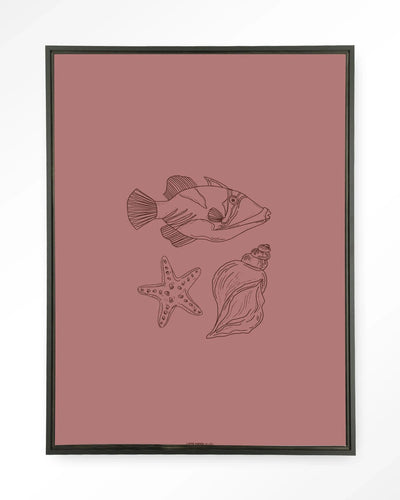 Tres Pisces - Moderne Wanddecoratie | Artprint, Glass Art & Wandkleed by Urban Cotton