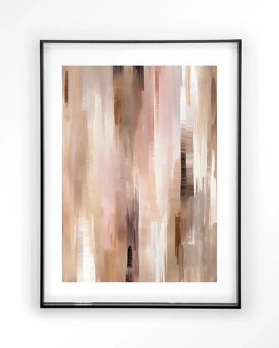 Moderne Vernazza kunstprint van Urban Cotton met zwart acryl frame, geschikt als wanddecoratie en muurkunst.