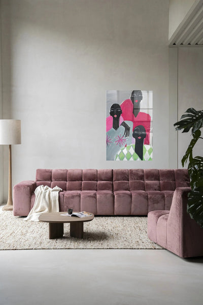 We Are Family - Moderne Wanddecoratie | Artprint, Glass Art & Wandkleed by Urban Cotton