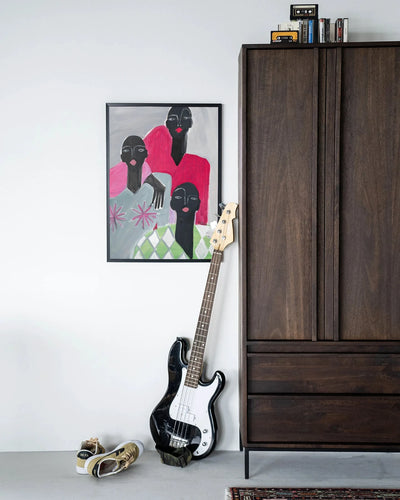 We Are Family - Moderne Wanddecoratie | Artprint, Glass Art & Wandkleed by Urban Cotton