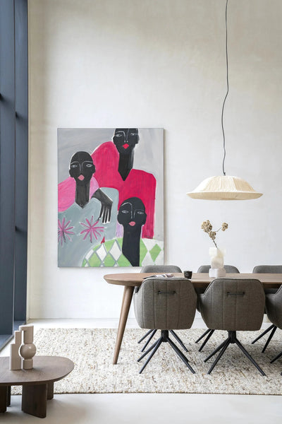 We Are Family - Moderne Wanddecoratie | Artprint, Glass Art & Wandkleed by Urban Cotton