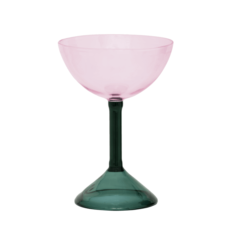 Cocktailglas in coupevorm, set van 2, in cadeauverpakking - depauwwonen