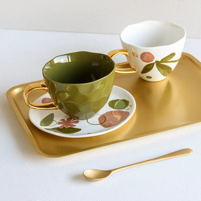 Good Morning bord Expresive Ø 17cm (set van 4) by Urban Nature Culture