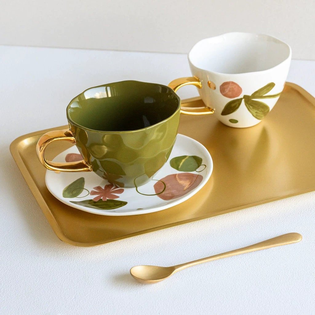 Good Morning bord Expresive Ø 17cm (set van 4) by Urban Nature Culture