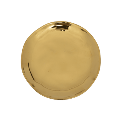 Good Morning bord Ø14 cm - goud (set van 4) by Urban Nature Culture