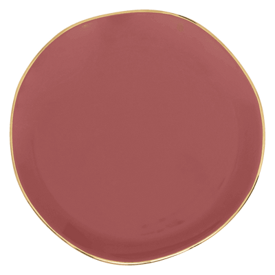 Good Morning bord Ø17 cm - Brandied Apricot (set van 4) by Urban Nature Culture