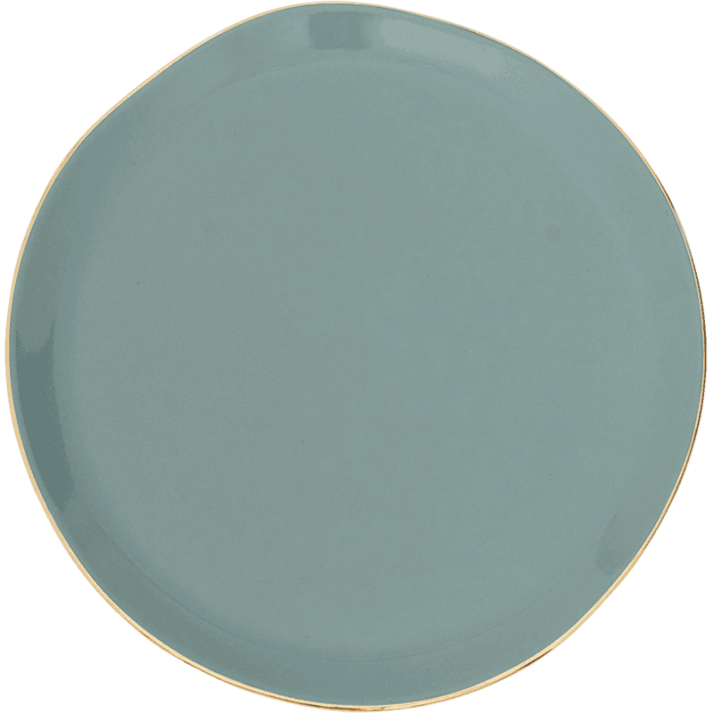 Good Morning bord Ø22.8 cm - Slate (set van 4) by Urban Nature Culture