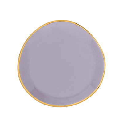 Good Morning bord Ø9 cm - Lila (set van 4) by Urban Nature Culture
