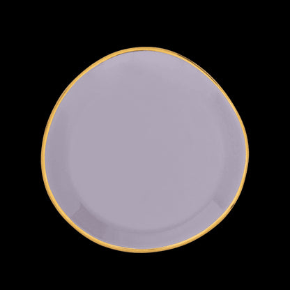 Good Morning bord Ø9 cm - Lila (set van 4) - depauwwonen