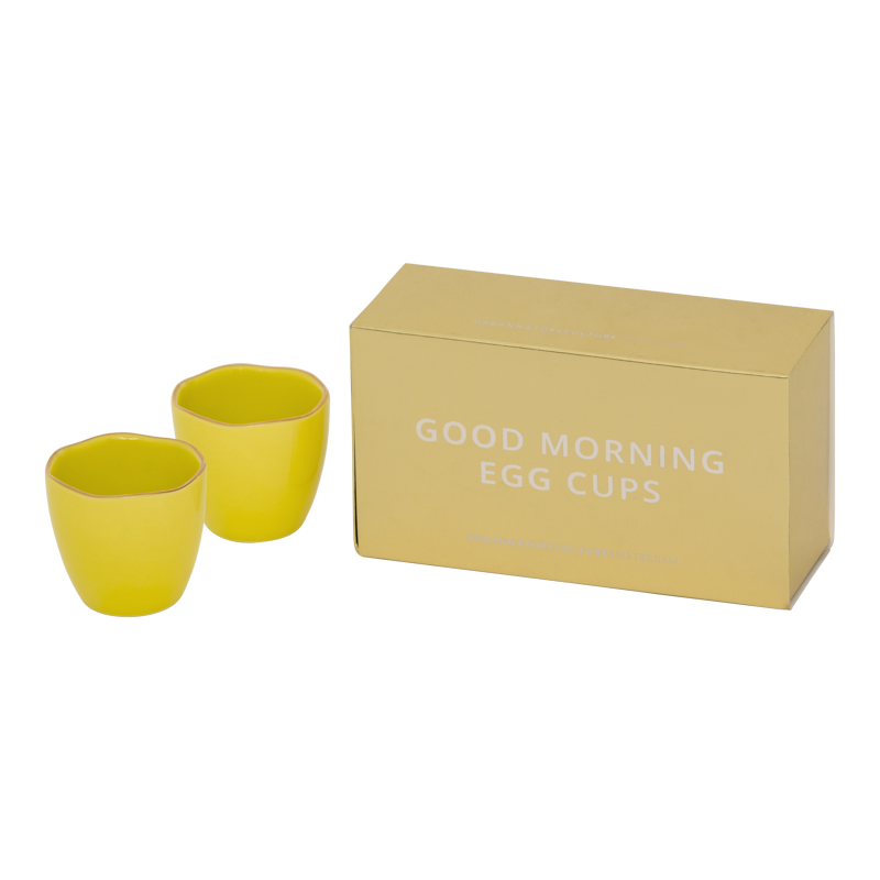 Good Morning eierdop Limelight, set van 2, in cadeauverpakking (set van 2) - depauwwonen
