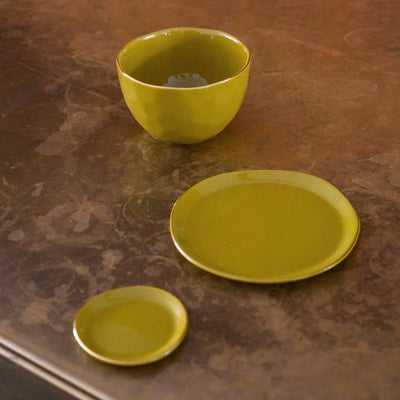 Good Morning kom Ø14 cm - Amber Groen (set van 4) by Urban Nature Culture