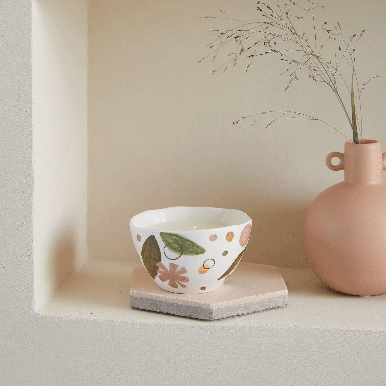 Good Morning kom Ø14 cm - Bloem (set van 4) by Urban Nature Culture