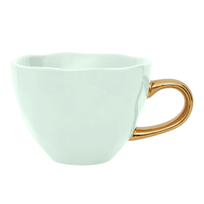 Good Morning kop Cappuccino / Thee Ø11 cm - Celadon (set van 4) by Urban Nature Culture
