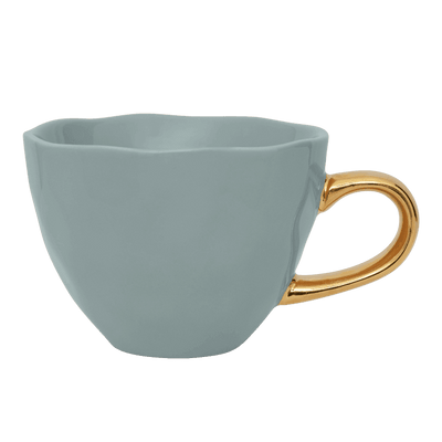 Good Morning kop Cappuccino / Thee Ø11 cm - Slate (set van 4) by Urban Nature Culture
