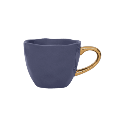 Good Morning kopje Espresso Ø6 cm - Paars Blauw (set van 4) by Urban Nature Culture