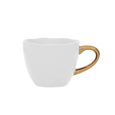 Good Morning kopje Espresso Ø6 cm - Wit (set van 4) by Urban Nature Culture