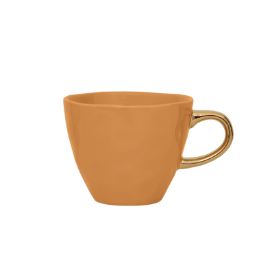 Good Morning kopje Koffie Ø8 cm - Karamel (set van 4) by Urban Nature Culture