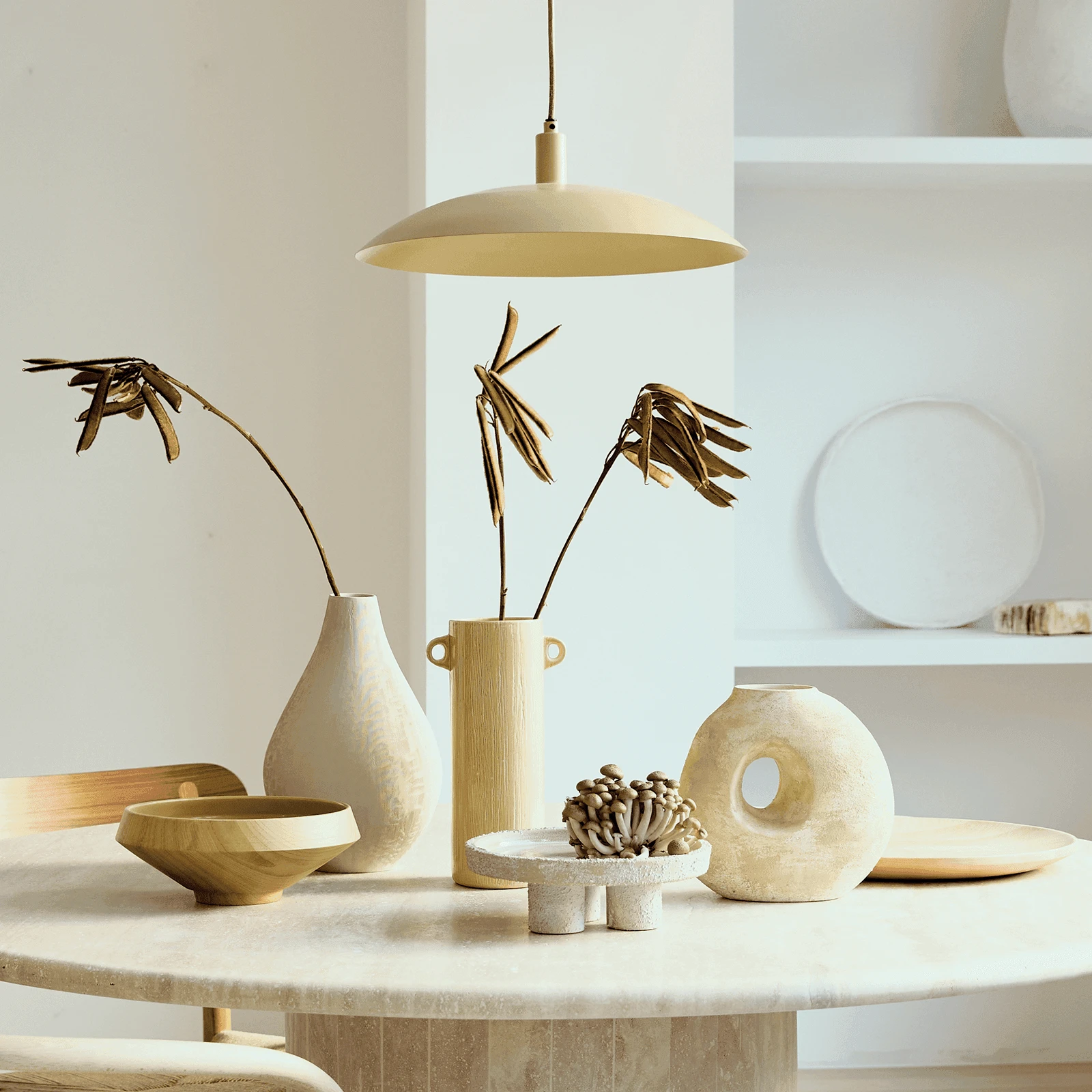 Hanglamp Suna Sea Mist, L Ø 40 * 13 CM by Urban Nature Culture