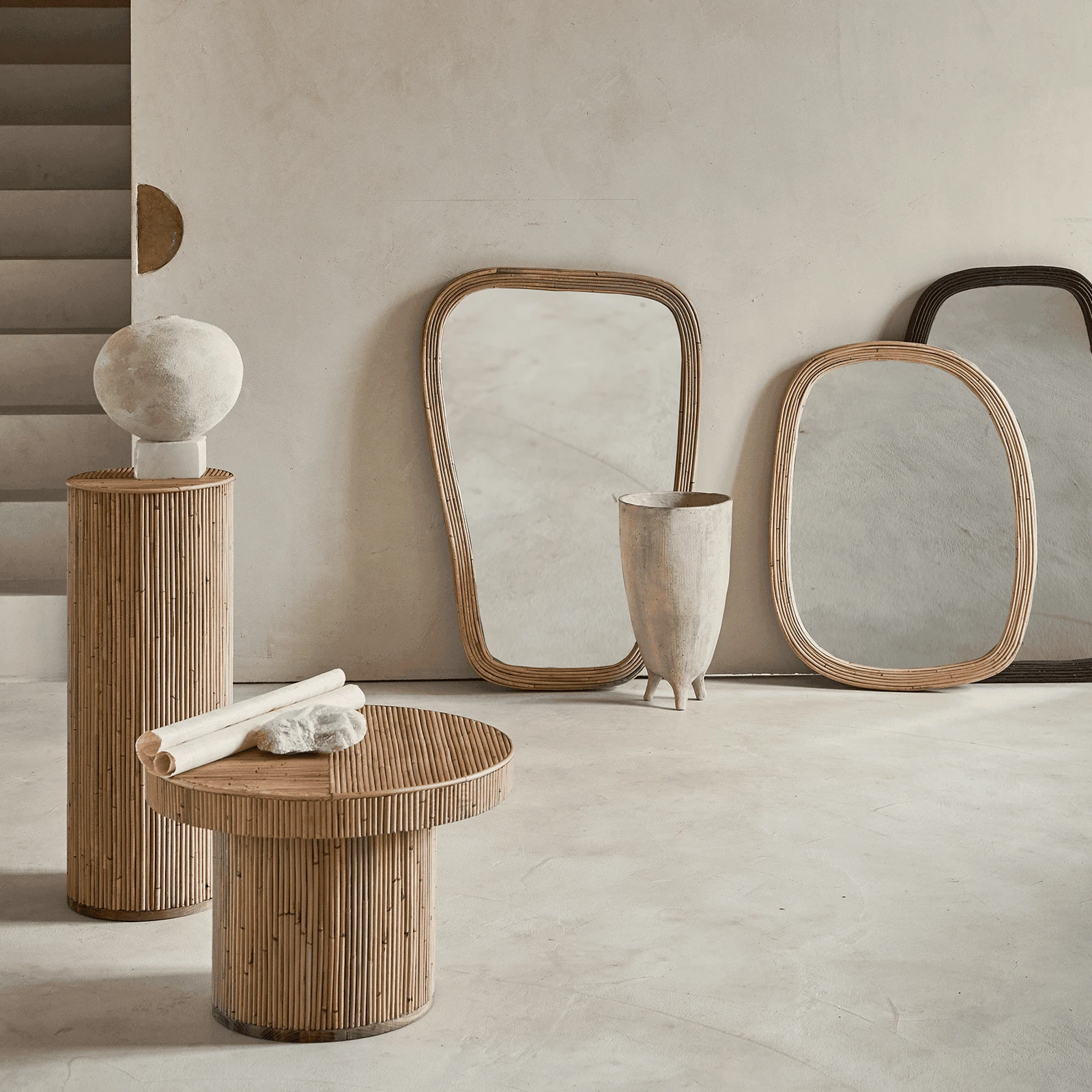 Plantenstandaard Rotan by Urban Nature Culture