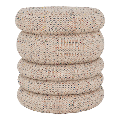 Poef Cinco, multicolor Ø 39 * 43 CM by Urban Nature Culture