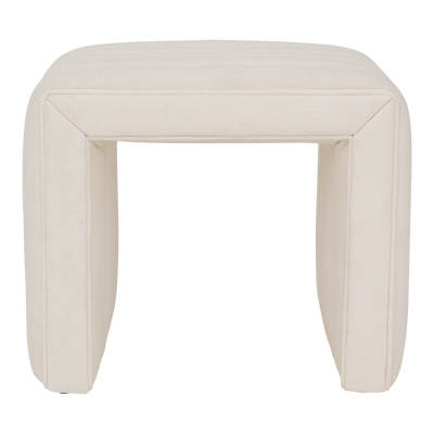 Poef Lyne Off White 46 * 35 * 38 CM by Urban Nature Culture