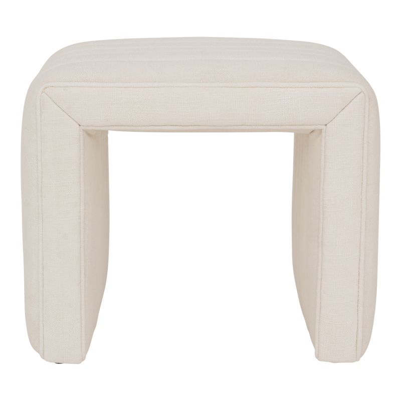 Poef Lyne Off White 46 * 35 * 38 CM - depauwwonen