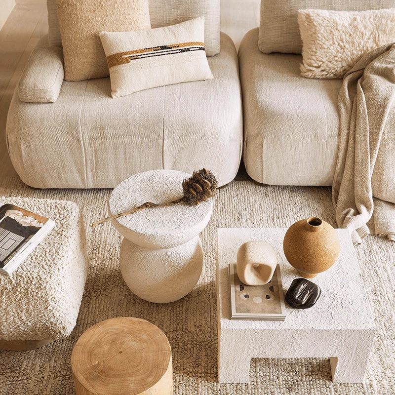 Pouf Kaura 43 * 43 * 38 CM by Urban Nature Culture