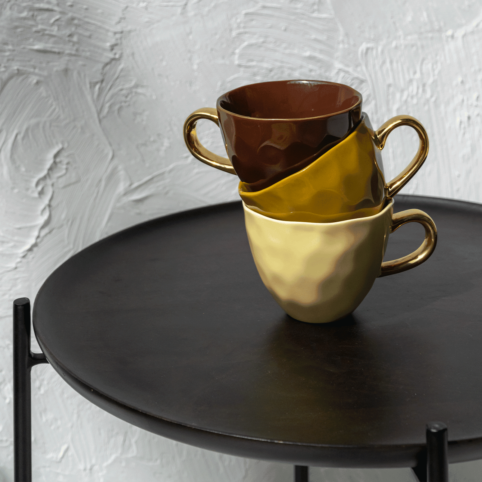 Salontafel met dienblad Fez, Zwart Klein - depauwwonen