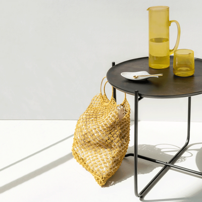 Salontafel met dienblad Fez, Zwart Klein by Urban Nature Culture