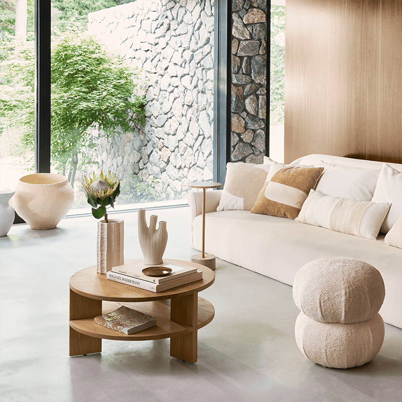 Salontafel Milaan Ø 70 * 34 CM - depauwwonen