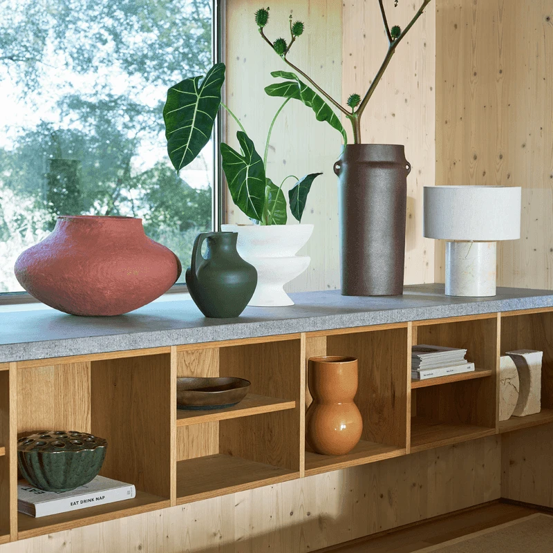 Vaas Oreille 27 * 16 * 50 CM by Urban Nature Culture