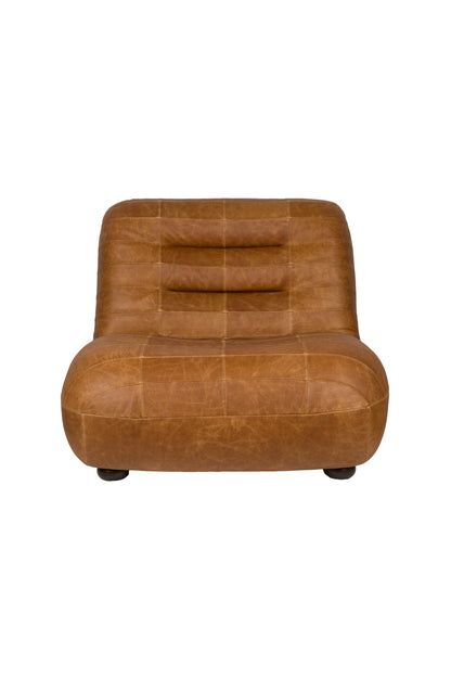 Lounge Chair Wyatt Wax Leather Cognac
