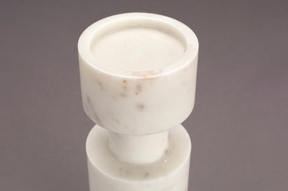 Candle Holder Paros White