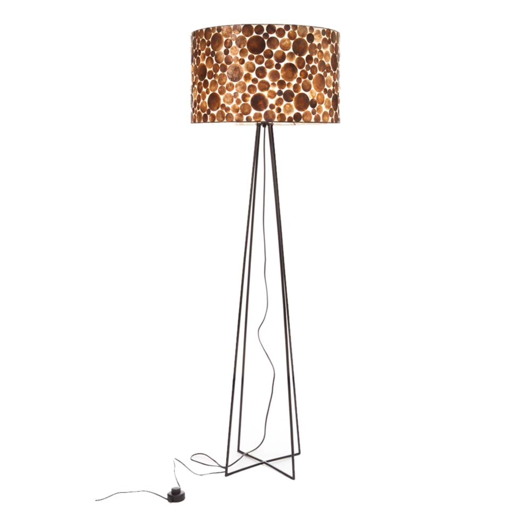 Vloerlamp Coin Gold - Capri M by VillaFlor