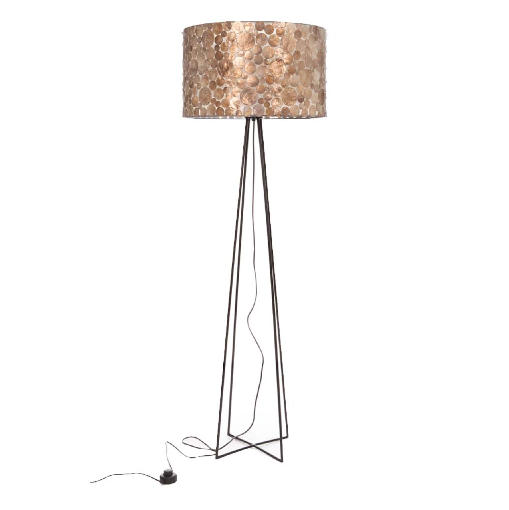 Vloerlamp Coin Gold - Capri M by VillaFlor