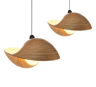 Hanglamp Bamboo Shell in 2 maten by VillaFlor