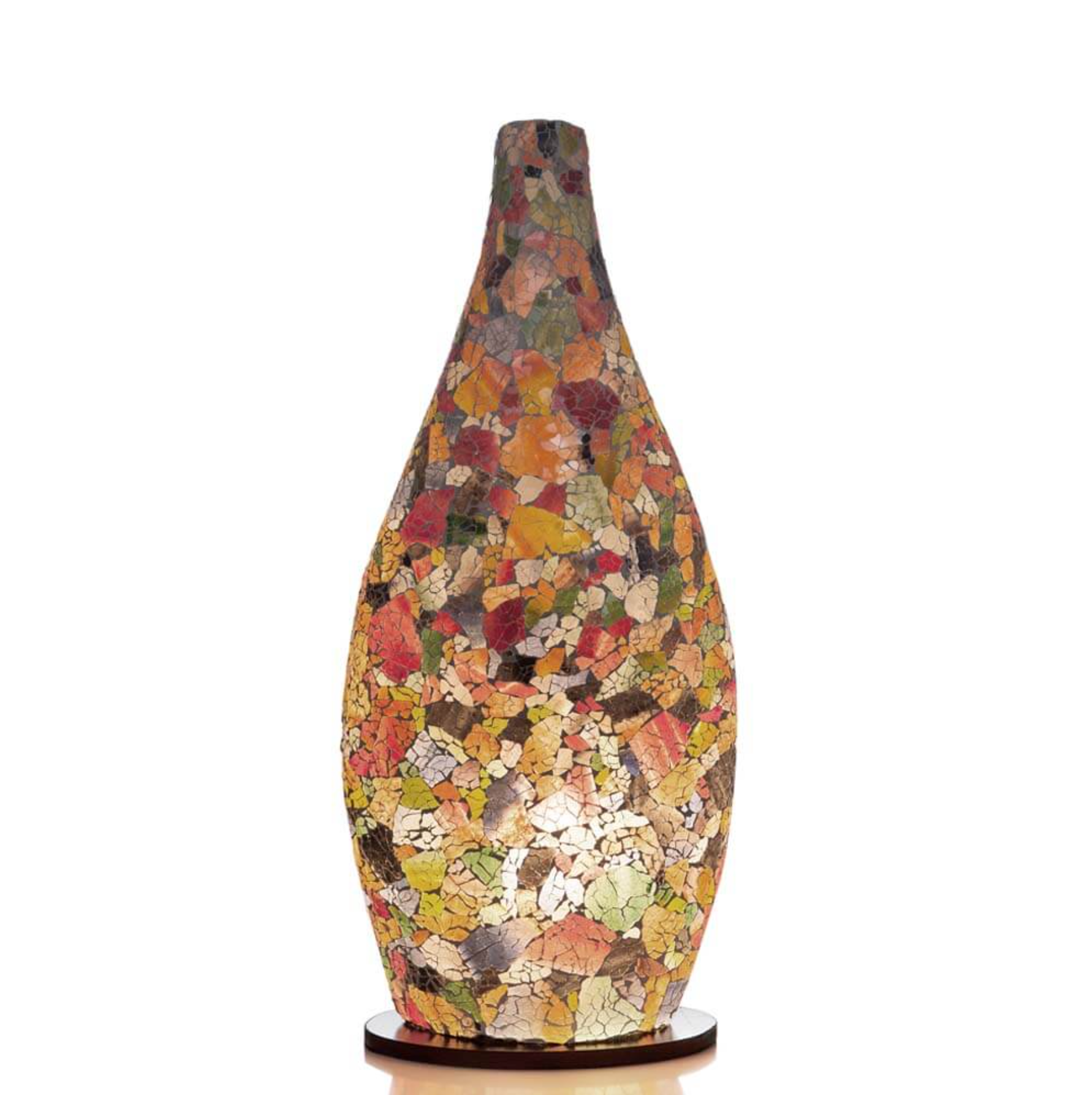 Vloerlamp/Tafellamp Glass Multi Color Bottle in twee maten - depauwwonen