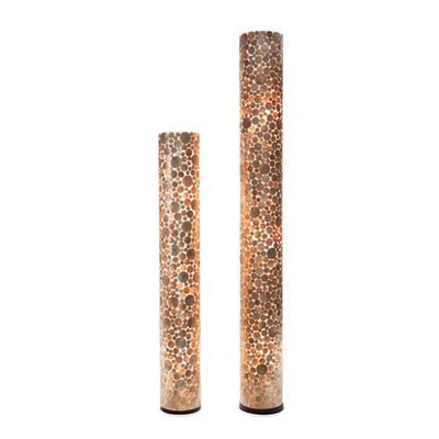 Vloerlamp Coin Gold Cilinder in twee maten by VillaFlor