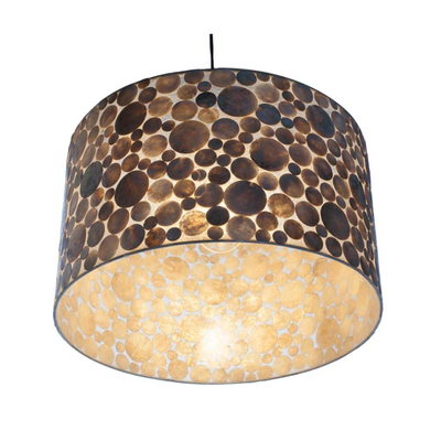 Lampenkap Coin Gold Cilinder in 2 maten by VillaFlor