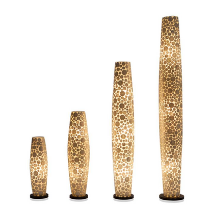 Vloerlamp Coin White Apollo in vier maten - depauwwonen