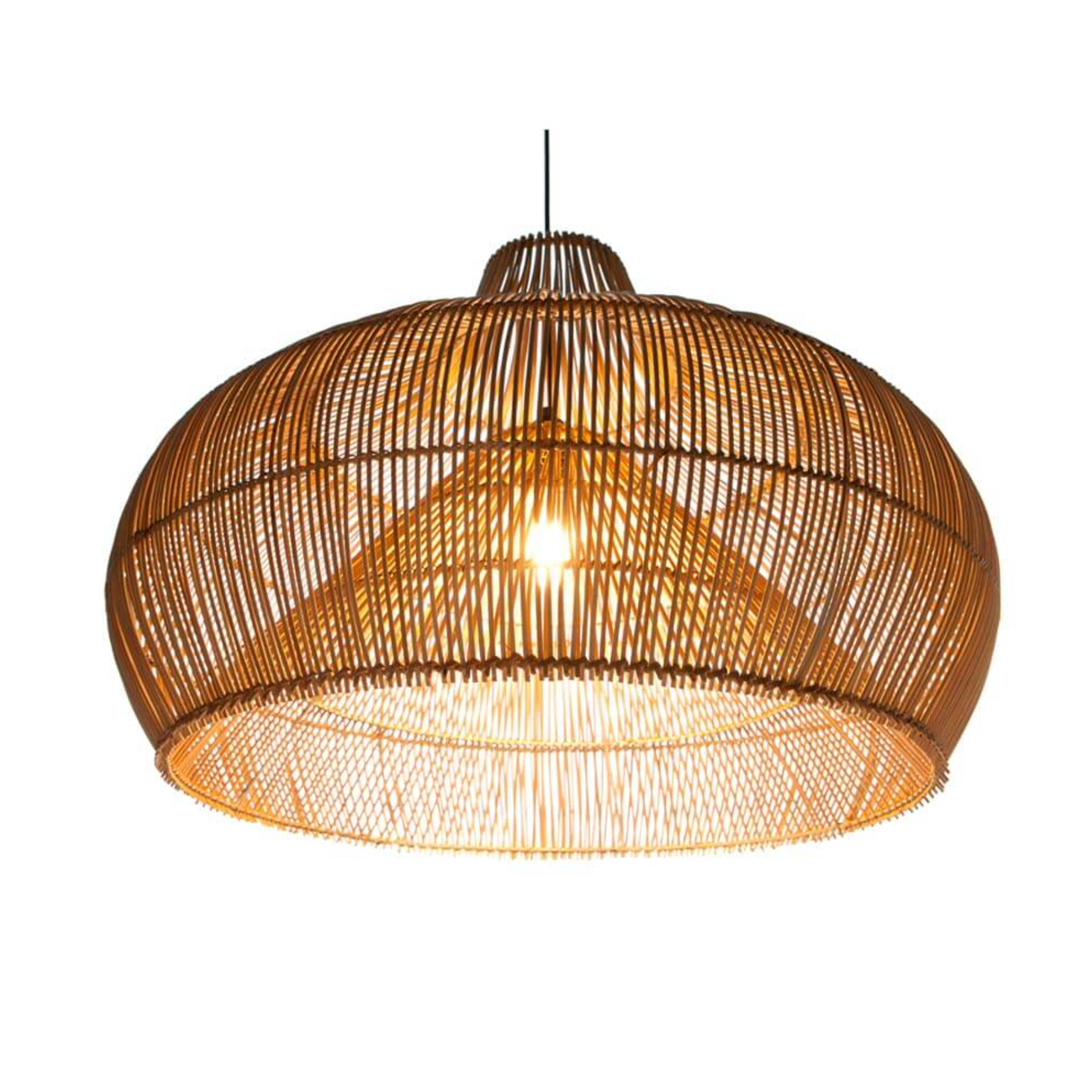 Hanglamp Rattan Dome in 2 kleuren - depauwwonen