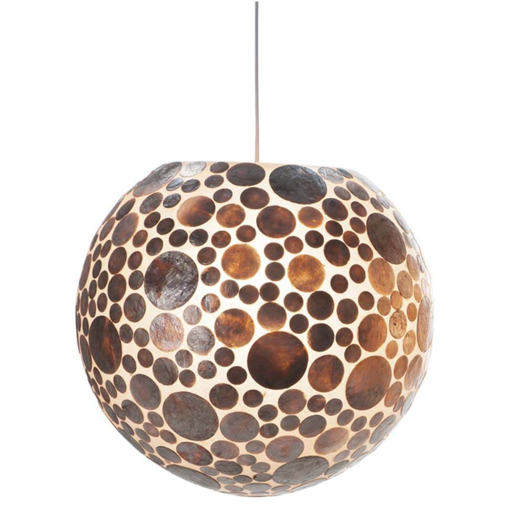 Hanglamp Coin Gold Ball in twee maten - depauwwonen